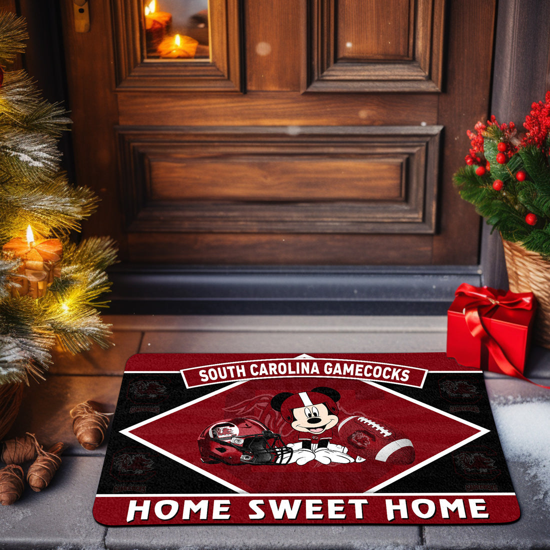 South Carolina Gamecocks Doormat, Sport Team And MK Doormat, FootBall Fan Gifts