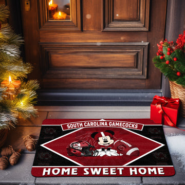 South Carolina Gamecocks Doormat, Sport Team And MK Doormat, FootBall Fan Gifts