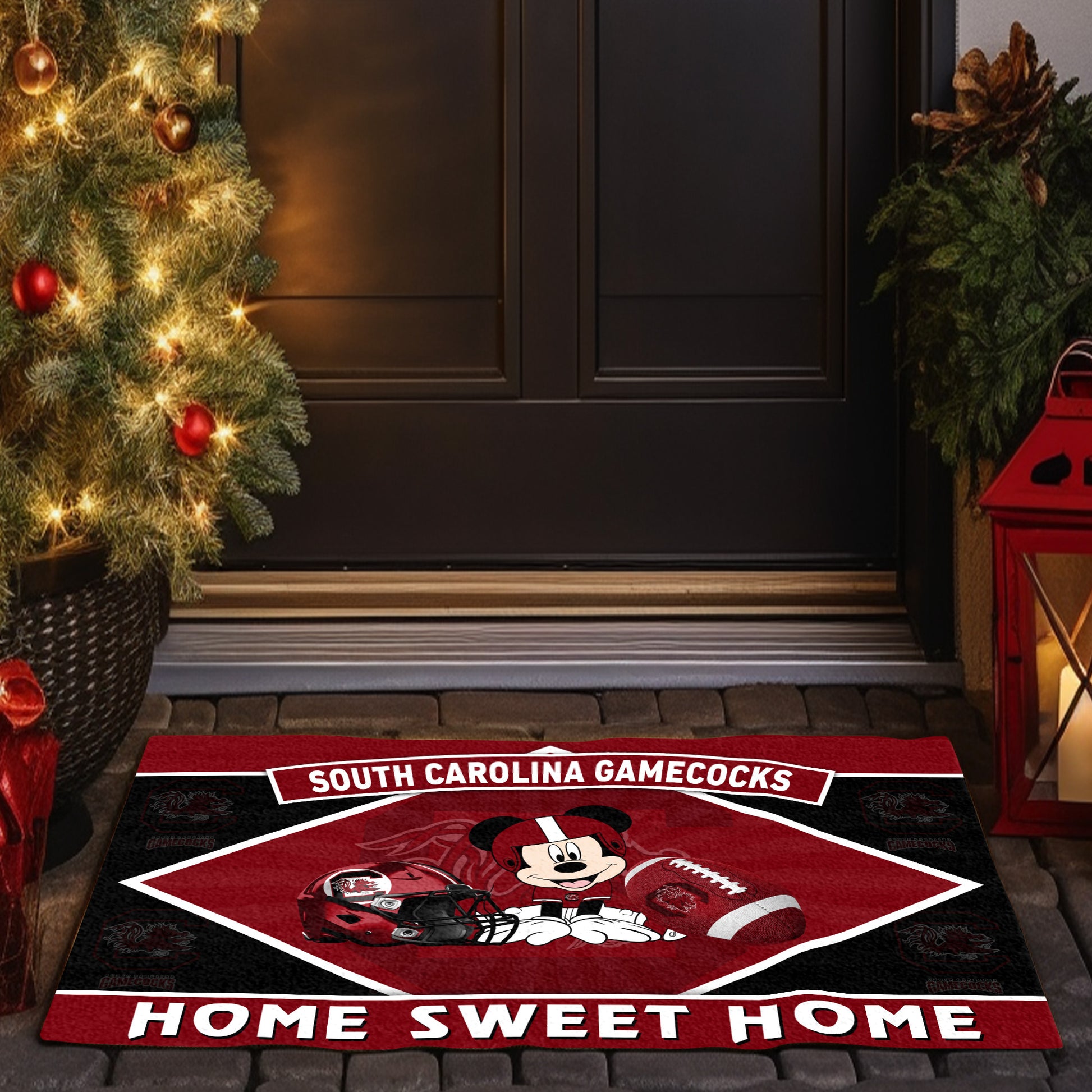 South Carolina Gamecocks Doormat, Sport Team And MK Doormat, FootBall Fan Gifts