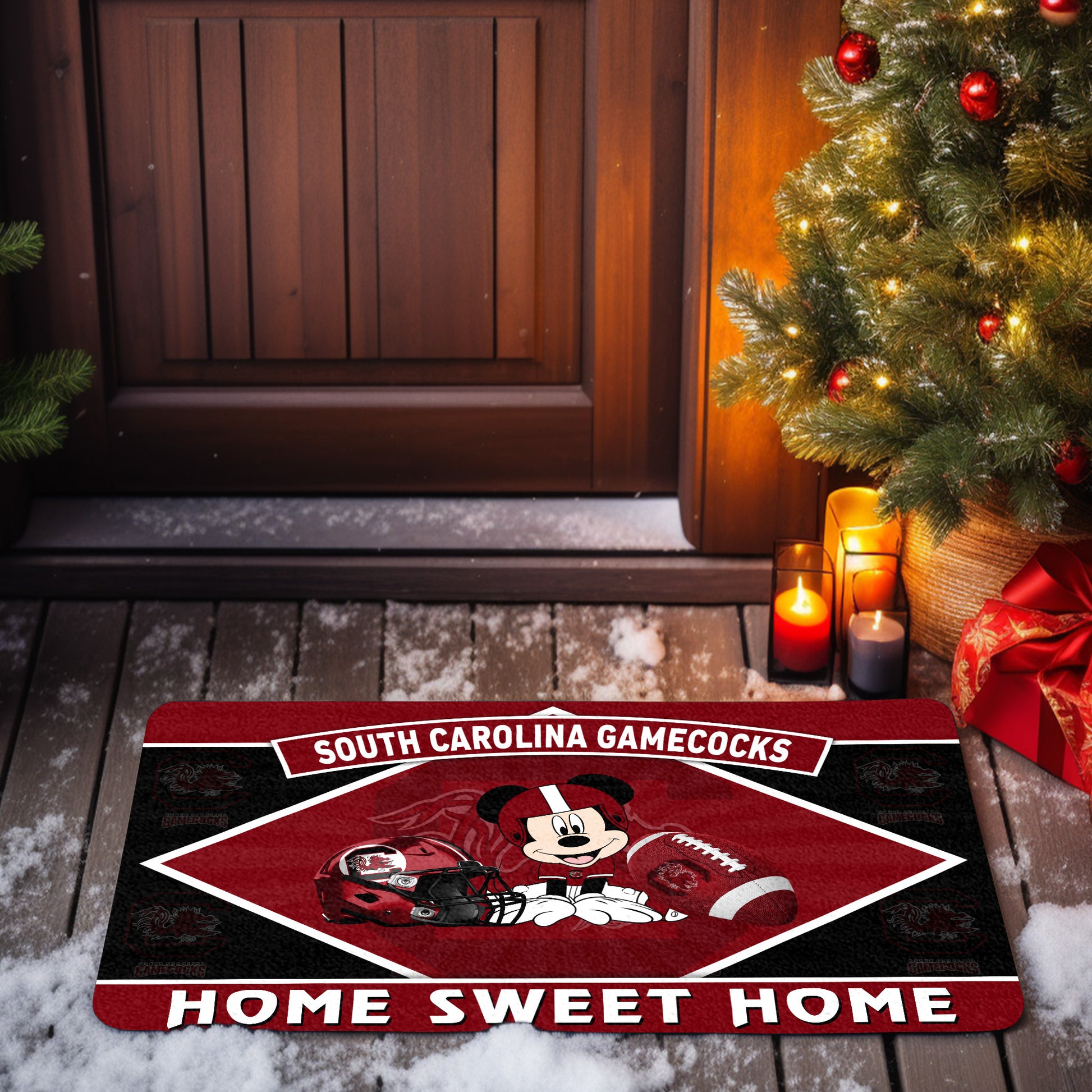 South Carolina Gamecocks Doormat, Sport Team And MK Doormat, FootBall Fan Gifts