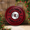 South Carolina Gamecocks Fitness Circle Aluminium Ornament 2 Side Trending New Arrivals H52883 ETUG311023