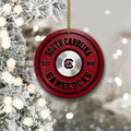 South Carolina Gamecocks Fitness Circle Aluminium Ornament 2 Side Trending New Arrivals H52883 ETUG311023
