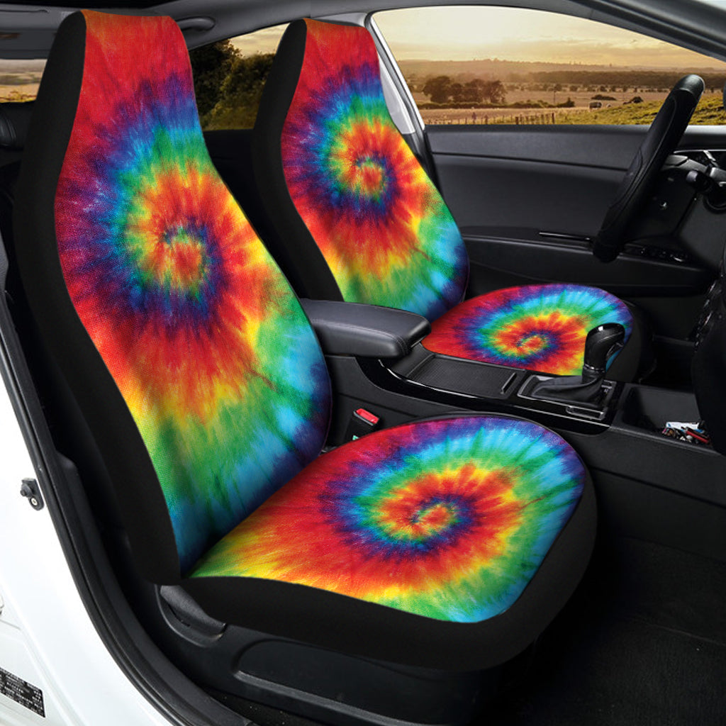 Spiral Tie Dye Print Universal Fit Car Seat Covers