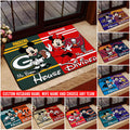 Sport Doormat Custom Husband Name, Wife Name And Choose Any Team, Sport Team Doormat, Home Decorations