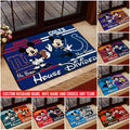 Sport Doormat Custom Husband Name, Wife Name And Choose Any Team, Sport Team Doormat, Home Decorations