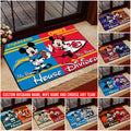 Sport Doormat Custom Husband Name, Wife Name And Choose Any Team, Sport Team Doormat, Home Decorations