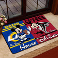 Sport Doormat Custom Husband Name, Wife Name And Choose Any Team, Sport Team Doormat, Home Decorations