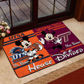 Sport House Divided Custom Doormat, Gifts For Husband and Wife, Custom Any Team