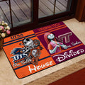 Sport House Divided Doormat Custom Husband, Wife Name And Choose Your Team , Gifts For Fan