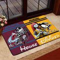 Sport House Divided Doormat Custom Husband, Wife Name And Choose Your Team , Gifts For Fan