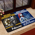 Sport House Divided Doormat Custom Husband, Wife Name And Choose Your Team , Gifts For Fan