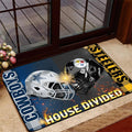 SPORT Personalized House Divided Football Team Door Mat, Welcome Mat, Custom Football Team Name, Sport Rug Decor, Housewarming Gift ETHY-41541 ETHY Doormat