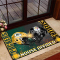 SPORT Personalized House Divided Football Team Door Mat, Welcome Mat, Custom Football Team Name, Sport Rug Decor, Housewarming Gift ETHY-41541 ETHY Doormat