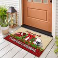 Stanford Cardinal Doormat Personalized Your Name, Sport Team Doormat, Christmas Gifts For Football Fan, Home Decor ETHY-52726