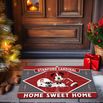 Stanford Cardinal Doormat, Sport Team And MK Doormat, FootBall Fan Gifts