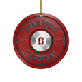 Stanford Cardinal Fitness Circle Aluminium Ornament 2 Side Trending New Arrivals H52883 ETUG311023