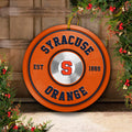 Syracuse Orange Fitness Circle Aluminium Ornament 2 Side Trending New Arrivals H52883 ETUG311023