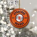 Syracuse Orange Fitness Circle Aluminium Ornament 2 Side Trending New Arrivals H52883 ETUG311023