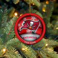 Tampa Bay Buccaneers Circle Aluminium Custom Ornament 2 Side Trending New Arrivals H52912 ETUG311023