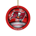Tampa Bay Buccaneers Circle Aluminium Custom Ornament 2 Side Trending New Arrivals H52912 ETUG311023