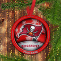 Tampa Bay Buccaneers Circle Aluminium Custom Ornament 2 Side Trending New Arrivals H52912 ETUG311023