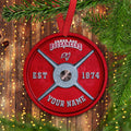 Tampa Bay Buccaneers Fitness Circle Aluminium Custom Ornament 2 Side Trending New Arrivals H52884 ETUG311023