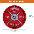 Tampa Bay Buccaneers Fitness Circle Aluminium Custom Ornament 2 Side Trending New Arrivals H52884 ETUG311023