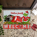 Tampa Bay Buccaneers Football Team Doormat Personalized Your Family Name, Sport And Grinch Doormat, Football Lovers Gifts, Home Decorations ETHY-53152