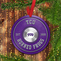 TCU Horned Frogs Fitness Circle Aluminium Ornament 2 Side Trending New Arrivals H52883 ETUG311023