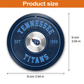 Tennessee Titans Fitness Circle Aluminium Ornament 2 Side Trending New Arrivals H52883 ETUG311023