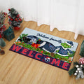 Tennessee Titans Football Team Doormat Personalized Your Family Name, Sport And Grinch Doormat, Football Lovers Gifts, Home Decorations ETHY-53152