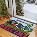 Tennessee Titans Football Team Doormat Personalized Your Family Name, Sport And Grinch Doormat, Football Lovers Gifts, Home Decorations ETHY-53152
