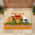 Tennessee Volunteers Doormat Personalized Your Name, Sport Team Doormat, Christmas Gifts For Football Fan, Home Decor ETHY-52726