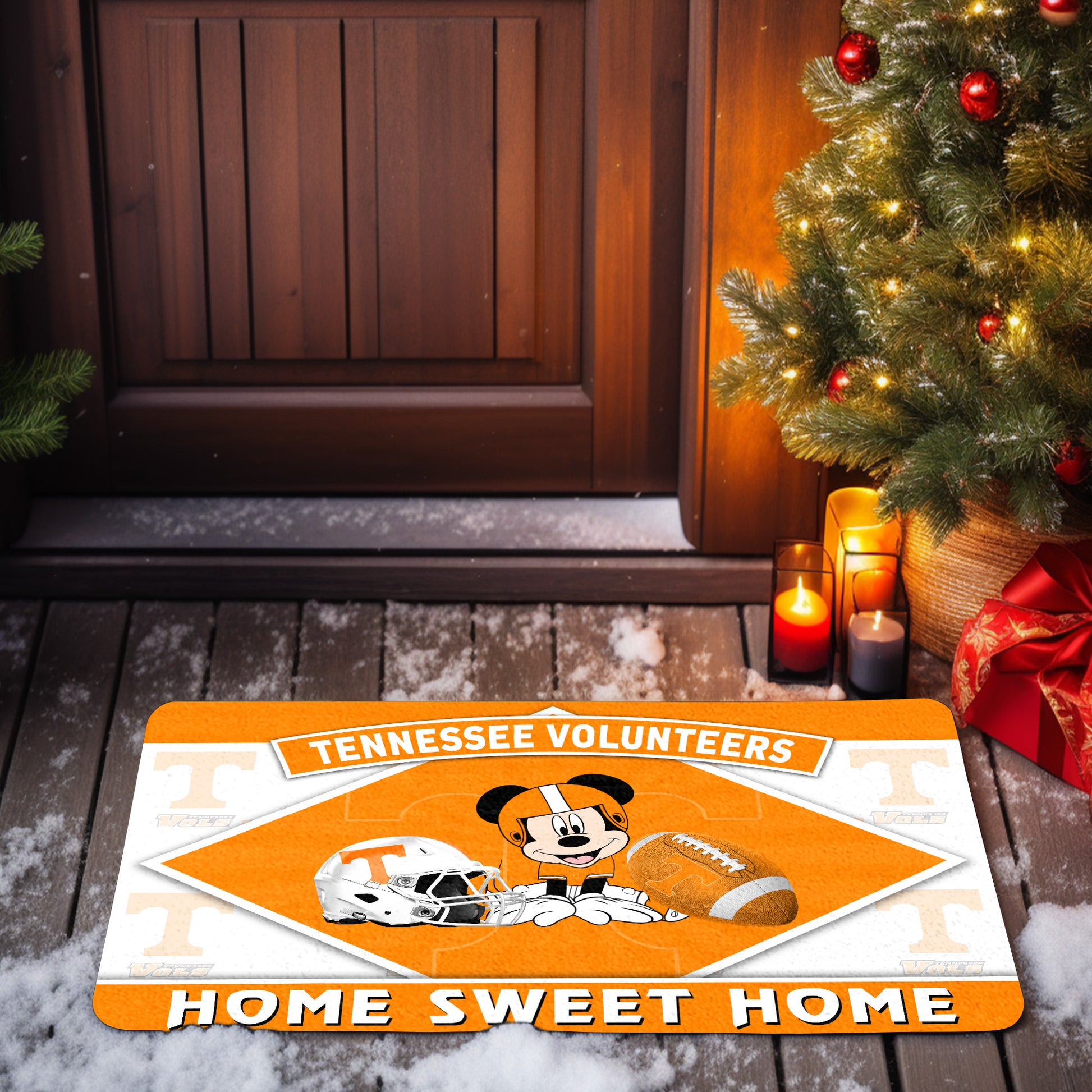 Tennessee Volunteers Doormat, Sport Team And MK Doormat, FootBall Fan Gifts