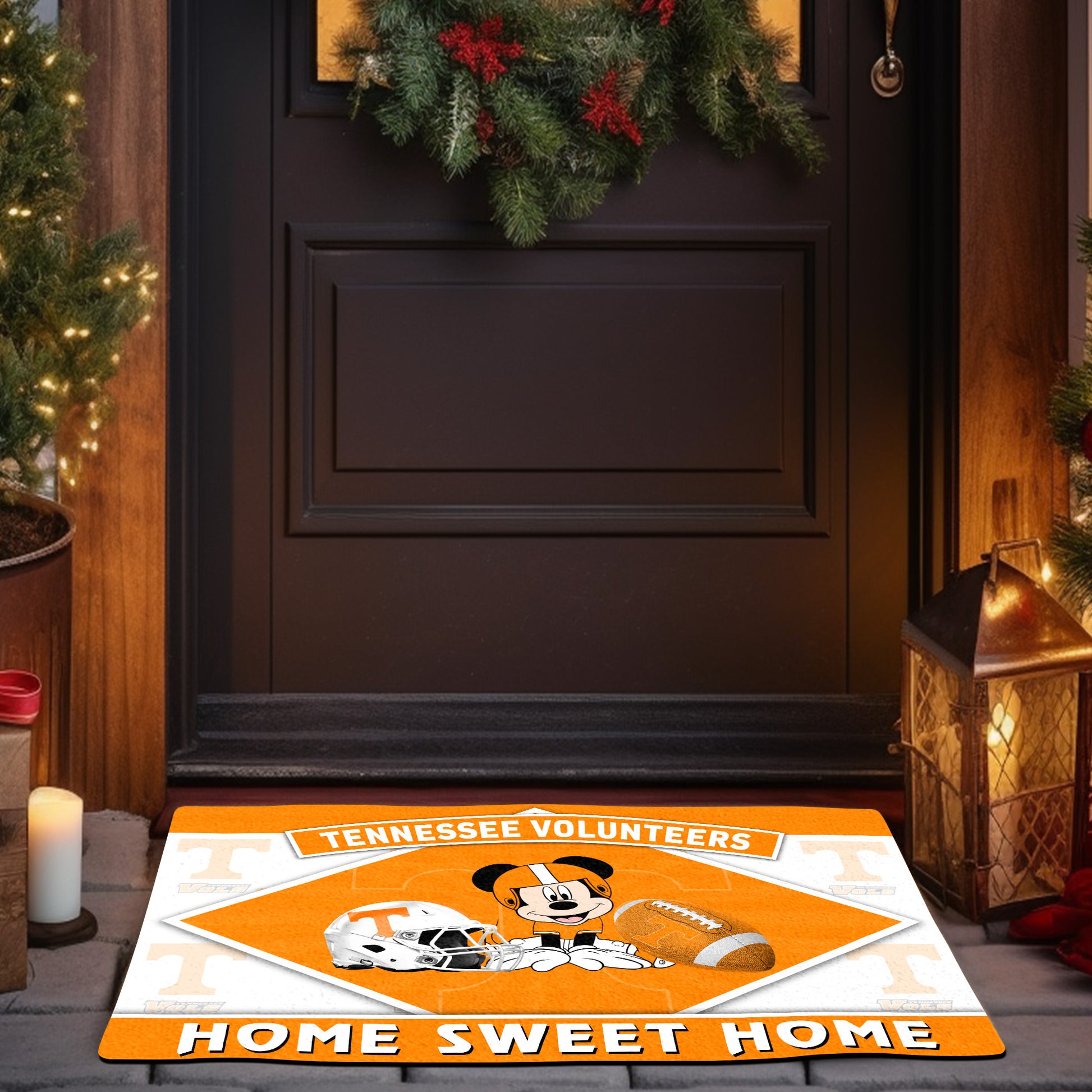 Tennessee Volunteers Doormat, Sport Team And MK Doormat, FootBall Fan Gifts