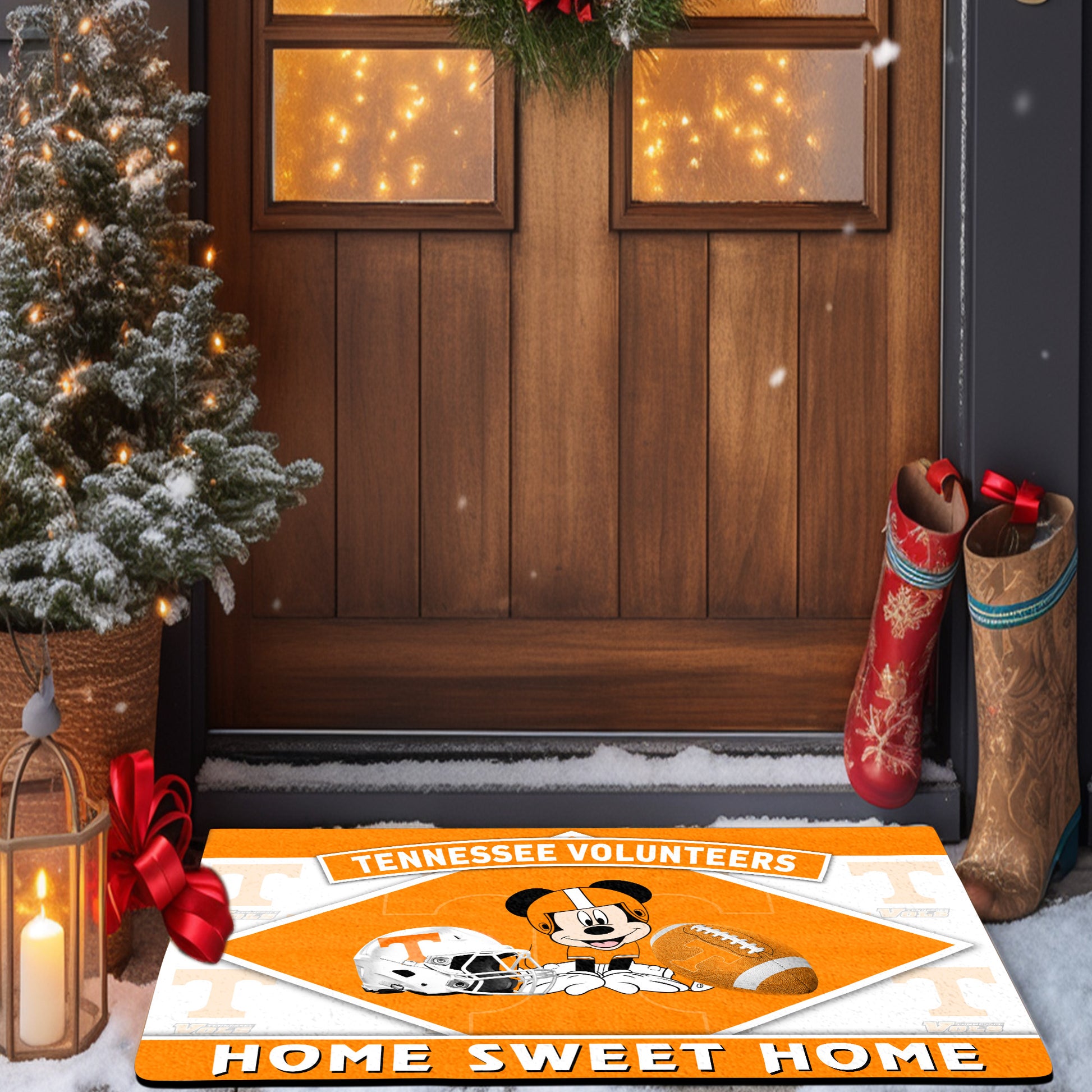 Tennessee Volunteers Doormat, Sport Team And MK Doormat, FootBall Fan Gifts