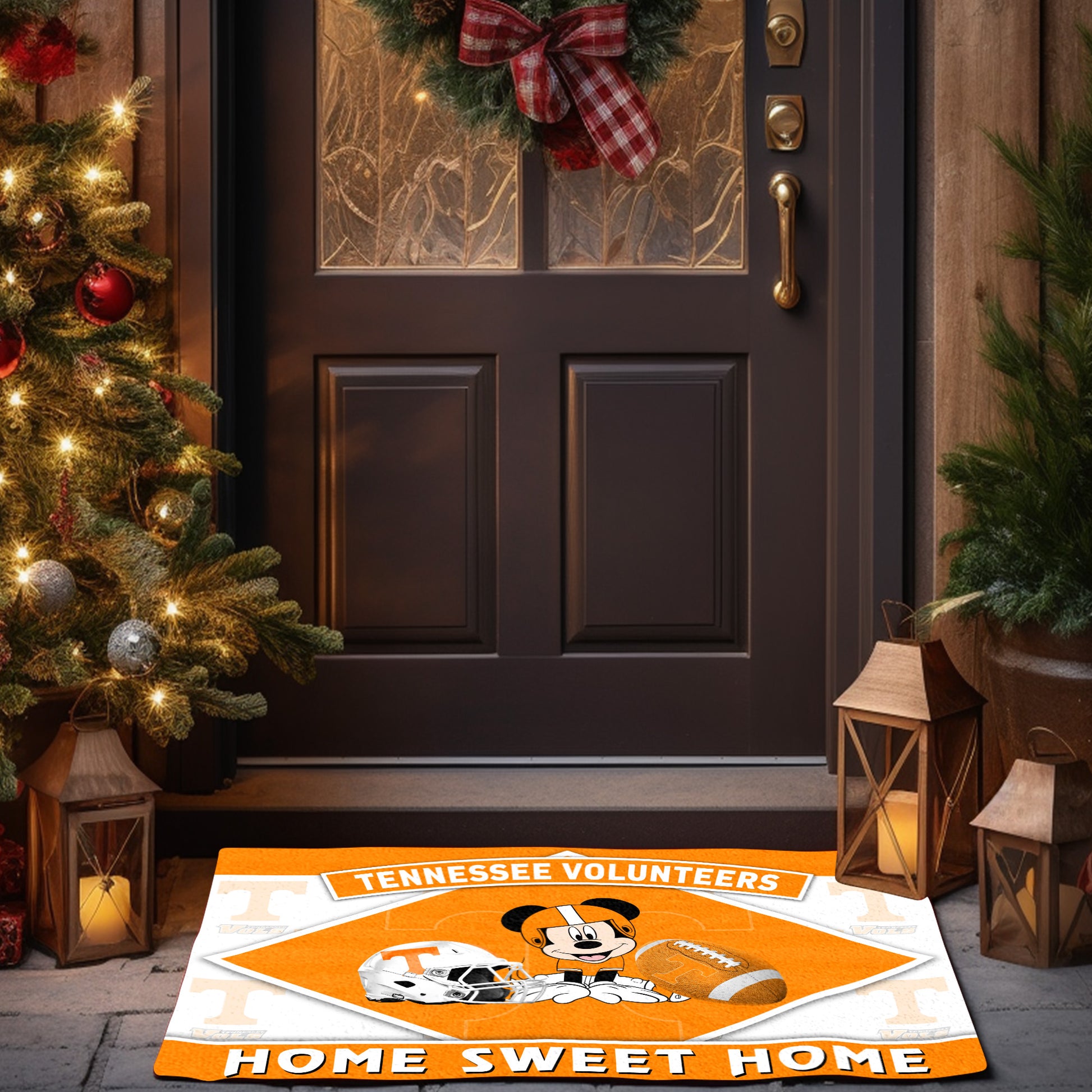 Tennessee Volunteers Doormat, Sport Team And MK Doormat, FootBall Fan Gifts