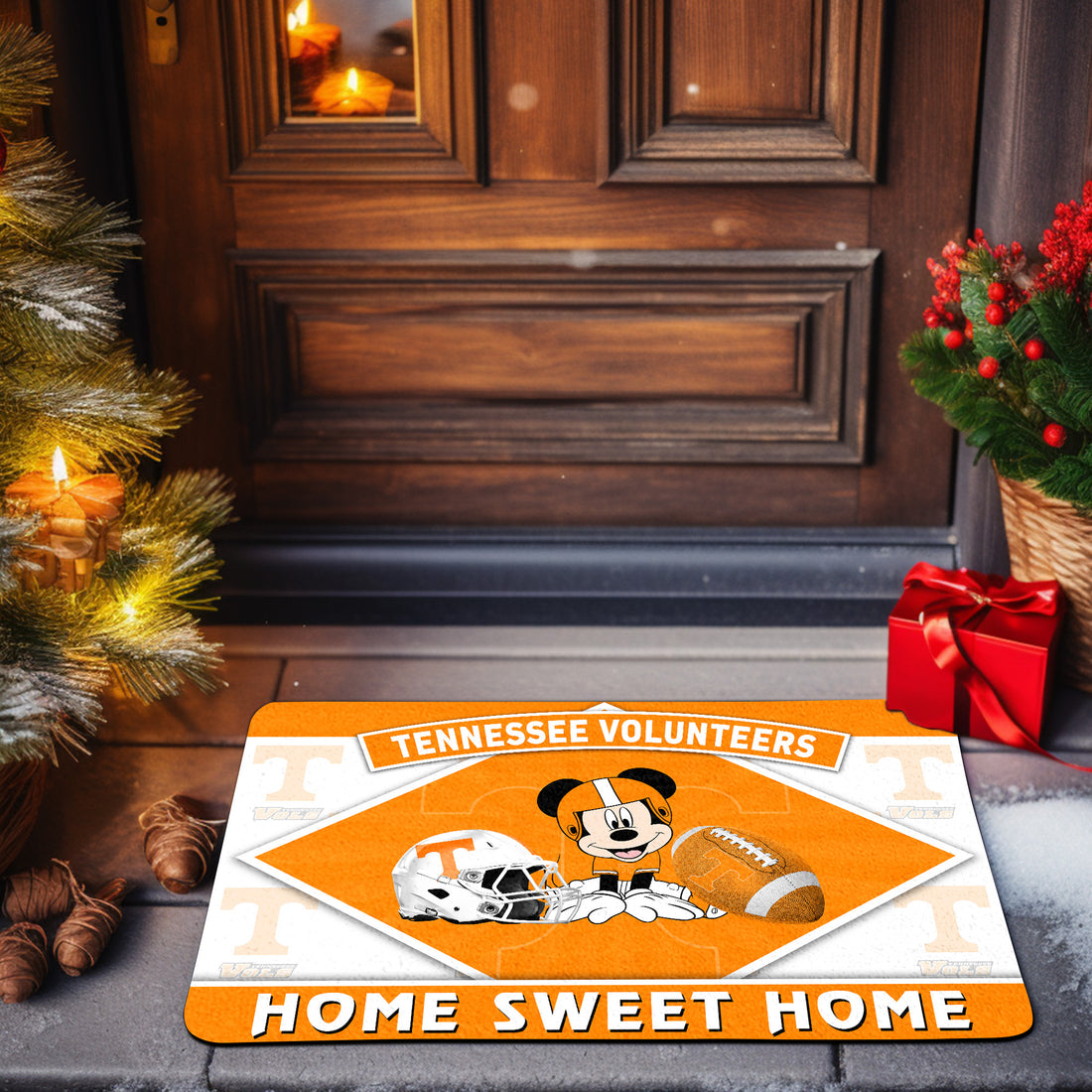 Tennessee Volunteers Doormat, Sport Team And MK Doormat, FootBall Fan Gifts
