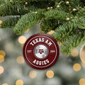 Texas A&M Aggies Fitness Circle Aluminium Ornament 2 Side Trending New Arrivals H52883 ETUG311023
