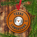 Texas Longhorns Fitness Circle Aluminium Ornament 2 Side Trending New Arrivals H52883 ETUG311023