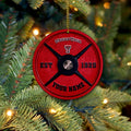 Texas Tech Red Raiders Fitness Circle Aluminium Custom Ornament 2 Side Trending New Arrivals H52884 ETUG311023