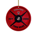 Texas Tech Red Raiders Fitness Circle Aluminium Custom Ornament 2 Side Trending New Arrivals H52884 ETUG311023