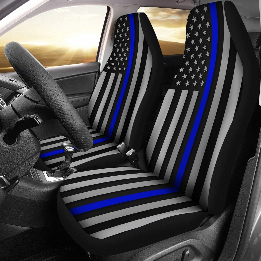 Thin Blue Line Universal Fit Car Seat Covers GearFrost