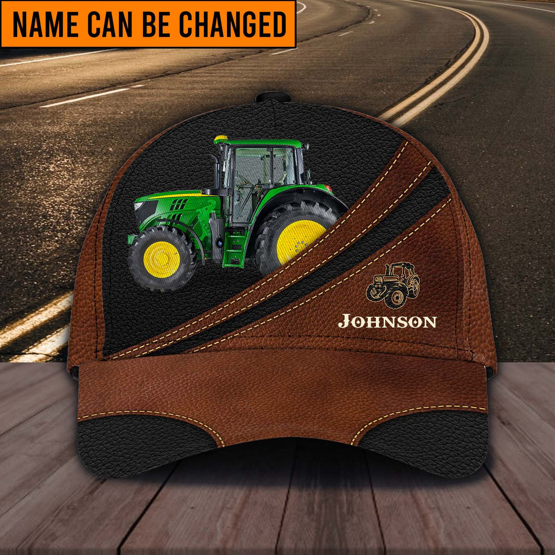 Personalized Tractor Classic Cap, Personalized Gift for Farmers, Cow Lovers, Chicken Lovers - CP720PS06 - BMGifts