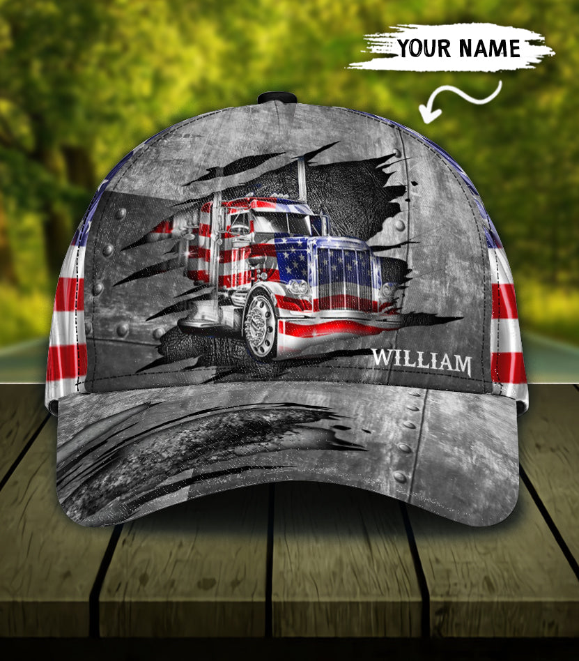 Personalized Trucker Classic Cap, Personalized Gift for Truckers - CP267PS06 - BMGifts