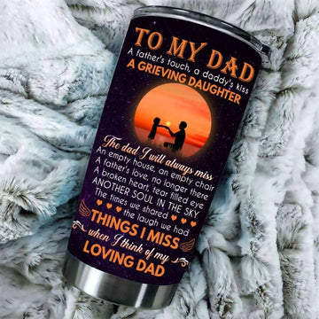 Tumbler To Dad From Daughter - Father's Day Gift Tumbler - Dad and Daughter Tumbler