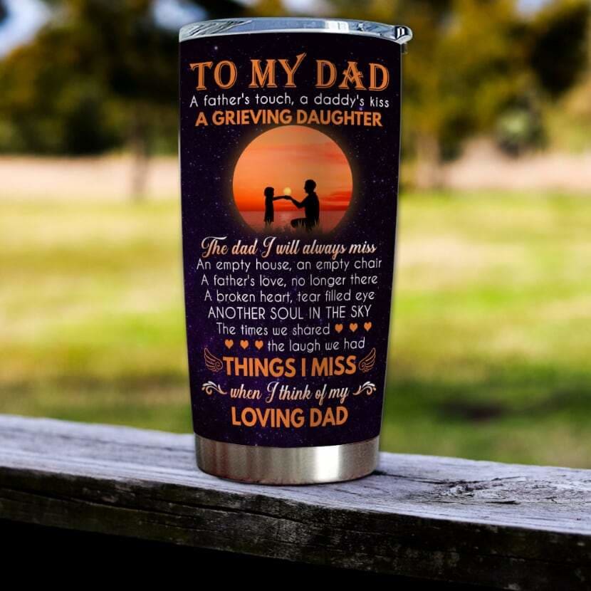 Tumbler To Dad From Daughter - Father's Day Gift Tumbler - Dad and Daughter Tumbler