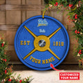 UCLA Bruins Fitness Circle Aluminium Custom Ornament 2 Side Trending New Arrivals H52884 ETUG311023