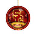 USC Trojans Circle Aluminium Custom Ornament 2 Side Trending New Arrivals H52912 ETUG311023