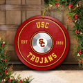 USC Trojans Fitness Circle Aluminium Ornament 2 Side Trending New Arrivals H52883 ETUG311023
